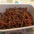 まゆこ♡'s cooksnap of when they made お弁当♡冷凍保存　甘辛きんぴらゴボウ.