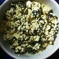 sleazy03's cooksnap of when they made 箸休めに*高菜漬けの豆腐和え.
