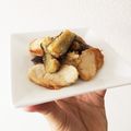 にゃろめい！'s cooksnap of when they made コンビニのサラダチキンとナスのみぞれ炒め.