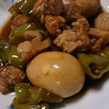 クックP0EJ8S☆'s cooksnap of when they made 鶏もも肉とししとうの酢醤油煮.