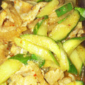カニーヘン's cooksnap of when they made 大根と胡瓜のピリ辛炒め.