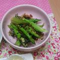 みゆwaco 's cooksnap of when they made トースターで♡アスパラのごまおかか和え.