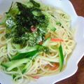 有希-yuki-'s cooksnap of when they made 昆布茶で～♪サラダスパ☆.