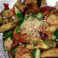 ハルちゃん☆'s cooksnap of when they made 茄子とオクラの梅胡麻和え.