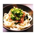 おのみほ's cooksnap of when they made さっぱり！わさび入りツナとオクラのうどん.