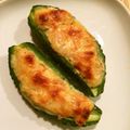 hyser's cooksnap of when they made ゴーヤのツナチーズ焼き.