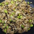 kumatack's cooksnap of when they made 塩昆布を洋風に☆枝豆チャーハン♪.