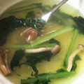 まっしゃん555's cooksnap of when they made 簡単！　小松菜と　きのこの　中華スープ♪.