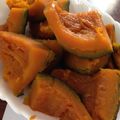 だちょこです。's cooksnap of when they made かぼちゃの甘煮.