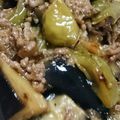 鳴歌なう's cooksnap of when they made なすとピーマン！スタミナ挽肉いため。.