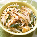 えれぼん's cooksnap of when they made きゅうりともやしの玉子炒め.