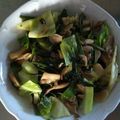 クック7U9OGL☆'s cooksnap of when they made ニンニク香る☆空芯菜とシメジ炒め.