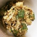 あかますこ's cooksnap of when they made 簡単！オクラ☆えのき☆梅干しの胡麻和え.