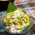 ぢぃぢょママ's cooksnap of when they made 苦くない☆釜揚げしらすとゴーヤの梅肉あえ.