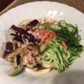 かおりちゃん☆★'s cooksnap of when they made さっぱり茄子とツナの冷やしうどん.