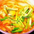 chisat00's cooksnap of when they made 鱈とじゃがいものキムチチゲスープ.