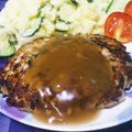 ayamerina☆'s cooksnap of when they made 体喜ぶ♪お豆腐とひじきのハンバーグ.