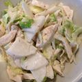 amiyuiママ's cooksnap of when they made 大根消費✿大根と鶏肉の胡麻マヨサラダ.