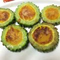 kiki109's cooksnap of when they made 南瓜入りゴーヤ.