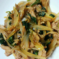 hundredkun's cooksnap of when they made ★小松菜と新玉葱の豚コマ中華炒め★.