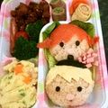 くりばり's cooksnap of when they made アナと雪の女王弁当　オラフ添え　キャラ弁.