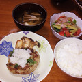 まーちゃ★'s cooksnap of when they made ☺簡単茅乃舎かやのやだし和風ハンバーグ☺.