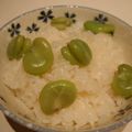 ＧＯＲＯ　's cooksnap of when they made ベーコンが隠し味！そら豆ごはん♪.
