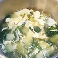 のば0's cooksnap of when they made たまごとチンゲン菜の中華スープ.