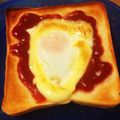 minomusi3's cooksnap of when they made 忙しい朝にピッタリ！エッグトースト☆.