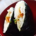 た☆え's cooksnap of when they made 豚カツ卵のおにぎらず.