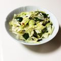 いりこ♡'s cooksnap of when they made 塩昆布で☆きゅうりとキャベツの浅漬.