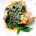ｙｏｋｋｙｕｎ's cooksnap of when they made ダイエット！バジルチキンのヨークソース.