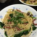 クックWBHMAZ☆'s cooksnap of when they made ピリッと和風紫蘇《大葉》パスタ！.