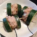 Walnut1107's cooksnap of when they made 鶏つくねと野菜のミニ串焼き.