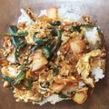 abomu's cooksnap of when they made 胡麻香る♡ふんわり卵の簡単キムチ丼♪.