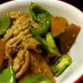 サトモユリア's cooksnap of when they made 豚とかぼちゃのにんにくバター醤油炒め.