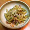 おはなすき's cooksnap of when they made 苦くない！ゴーヤと豚のみそ炒め.