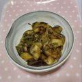 sunbright's cooksnap of when they made ノンオイル♪茄子と長ネギの醤油炒め.