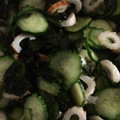 あきenough's cooksnap of when they made ☺胡瓜とわかめとちくわの酢の物.