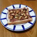 msft5632's cooksnap of when they made おやつに♡チョコソース＆クッキートースト.