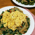 ステラM's cooksnap of when they made 絶品 創作 もやしのあんかけごま卵.