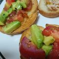 クックN5NMU4☆'s cooksnap of when they made トマトとアボカドのブルスケッタ.