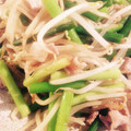 くん55's cooksnap of when they made 簡単！にんにくの芽と豚バラもやし炒め.
