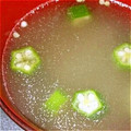 acubi◎'s cooksnap of when they made オクラとしめじのマグスープ✿.