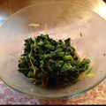 ゆうこちん30's cooksnap of when they made つるむらさきのナムル.