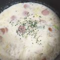 うえ乃's cooksnap of when they made なんちゃってミルクリゾット.