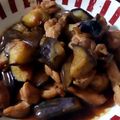 ムッとん's cooksnap of when they made なすと鶏肉のぽん酢炒め.