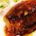 いちひめか's cooksnap of when they made 超ふっくらでジューシーなハンバーグ☆.