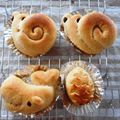 pitachan1's cooksnap of when they made 【HB】でんでん虫のかたつむりパン.