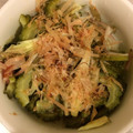 けもーけも's cooksnap of when they made ゴーヤと茗荷のおかか合え.